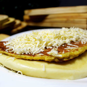 Cachapa con queso de mano